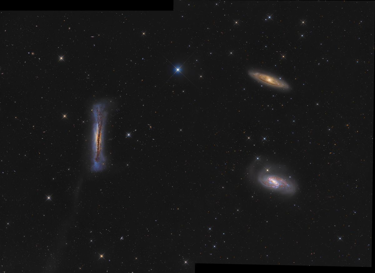 NGC 3628 mosaic